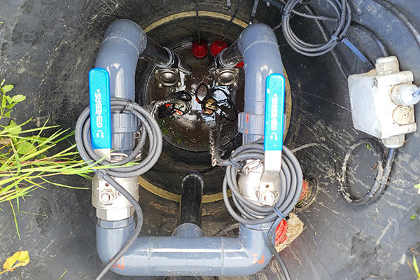 Réfection d'un poste de relevage en polyéthylène