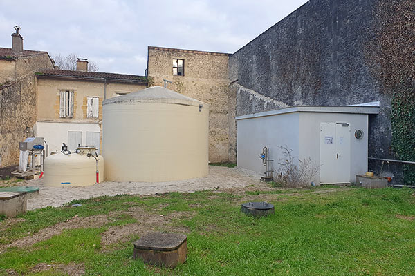 Station de prétraitement d'embouteillage