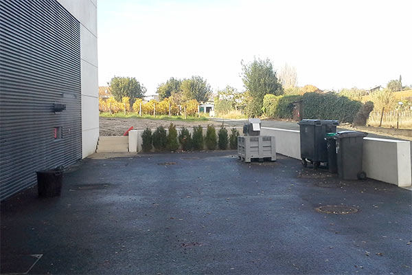 Station de prétraitement des effluents vinicoles