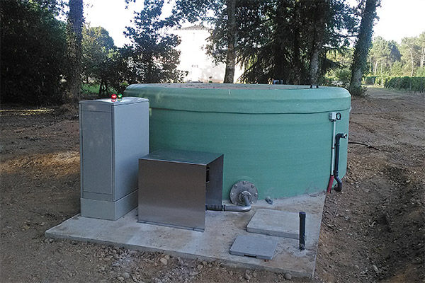 Station de traitement des effluents vinicoles