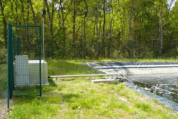 Station de traitement des effluents vinicoles