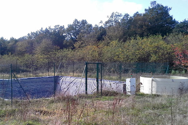 Station de traitement des effluents vinicoles