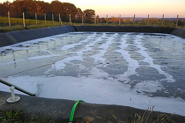 Station de traitement des effluents vinicoles