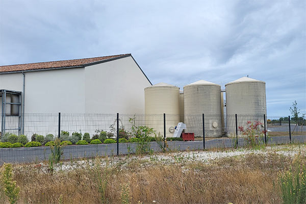 Station de traitement des effluents vinicoles
